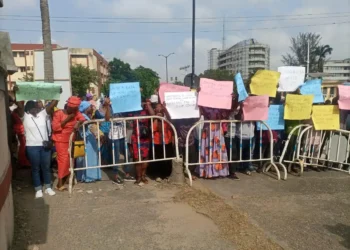 Women protest naked at US Embassy over 2023 election
