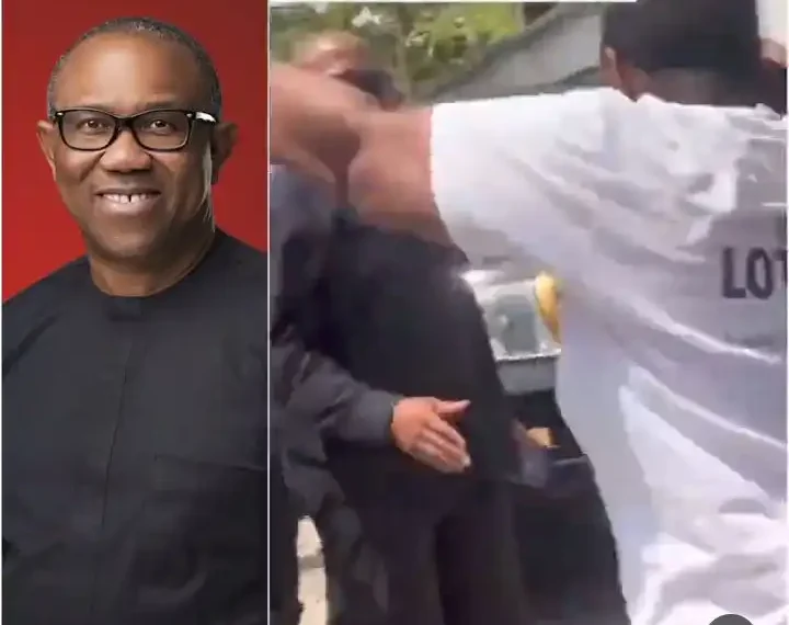 Heartfelt moment supporters rush to hug Peter Obi (Video) 1 Heartfelt moment supporters rush to hug Peter Obi (Video)
