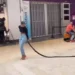 Lady draws attention with overly long hairstyle (Watch video) 10 Lady draws attention with overly long hairstyle (Watch video)
