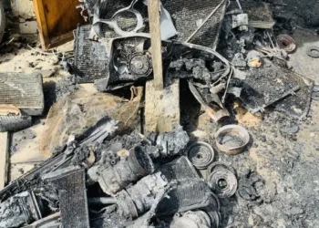 Fire guts Olowu spare parts market in Lagos (video)