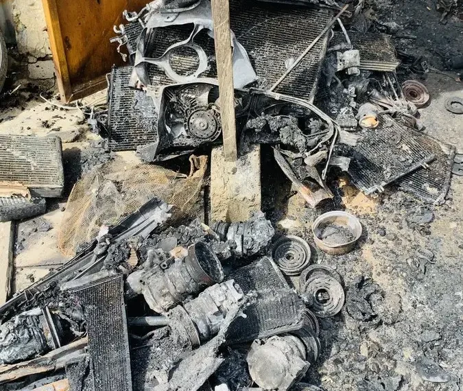 Fire guts Olowu spare parts market in Lagos (video) 1 Fire guts Olowu spare parts market in Lagos (video)