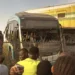 See how a Moving Train rammed into BRT Bus in Lagos