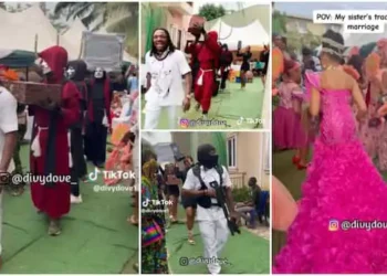 Igbo Bride does ‘Dorime’ during Traditional Marriage with Nightclub Concept (Video)