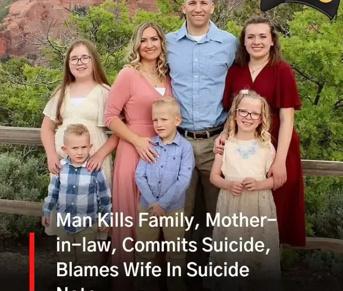 Man k!lls family, mother-in-law, commits suicide, blames wife in suicide note 1 Man k!lls family, mother-in-law, commits suicide, blames wife in suicide note