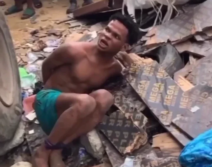 Traders seek urgent help after a certain big boy ran mad at Tejuosho Market, Lagos 1 Traders seek urgent help after a certain big boy ran mad at Tejuosho Market, Lagos