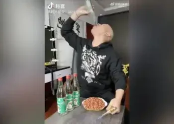 Social media Influencer dies after live-streaming himself drinking bottles of Chinese spirit Baiju