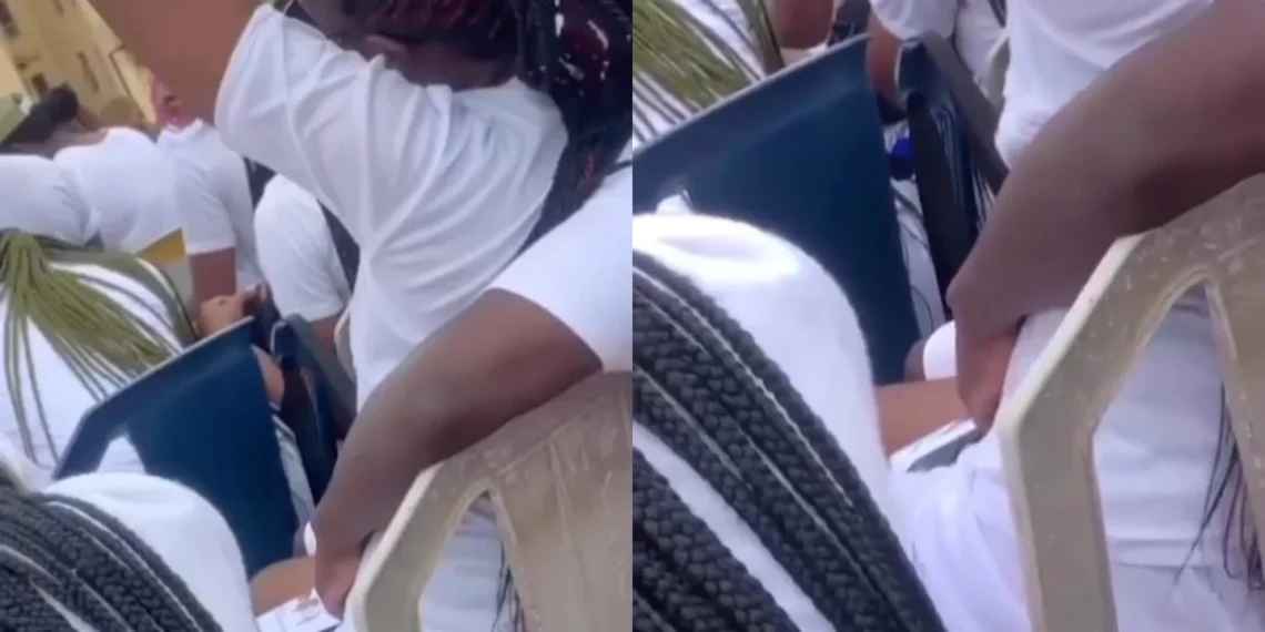 TRENDING VIDEO of a male Corper t0u¢h!ng his female colleague !nt!mat£ly at Camp  1 TRENDING VIDEO of a male Corper t0u¢h!ng his female colleague !nt!mat£ly at Camp