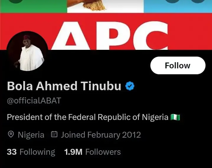 Inauguration 2023: Tinubu, Shettima update bios on Twitter 1 Inauguration 2023: Tinubu, Shettima update bios on Twitter