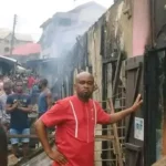 Fire outbreak in Aba