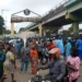 Oyo workers barricade entry and exit gates to the Oyo State secretariat 10 Oyo workers barricade entry and exit gates to the Oyo State secretariat