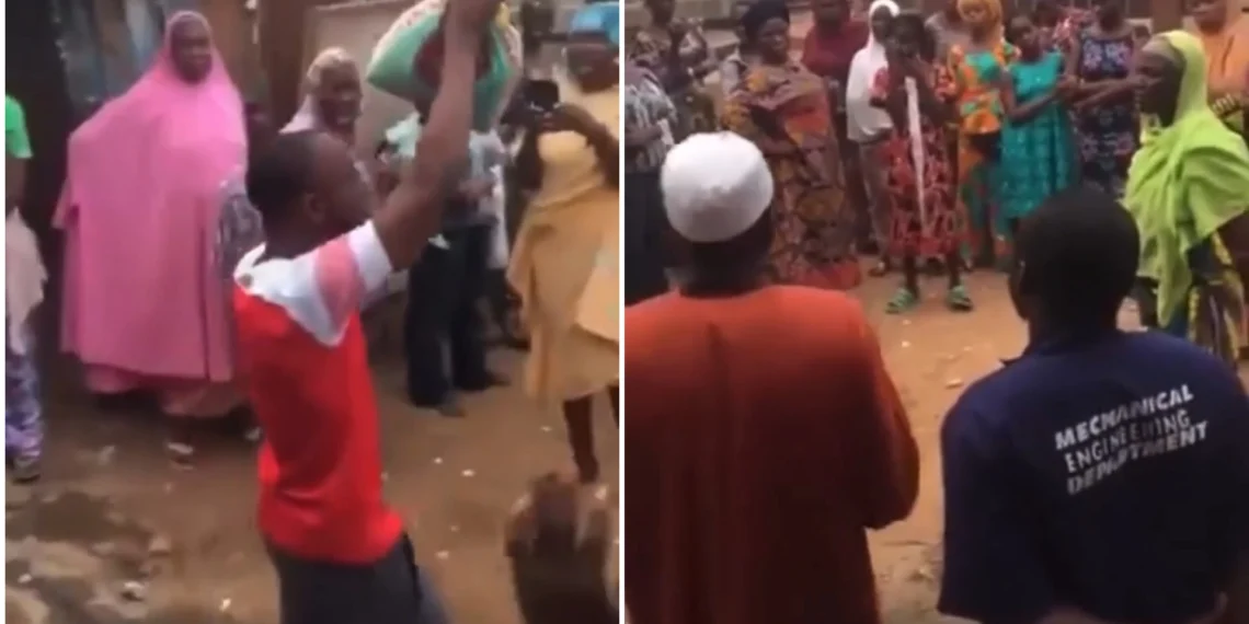 Nigeria is a joke! - Watch How 5 billion Naira FG Palliative Was Shared in Kwara State (VIDEO) 1 Nigeria is a joke! – Watch How 5 billion Naira FG Palliative Was Shared in Kwara State (VIDEO)
