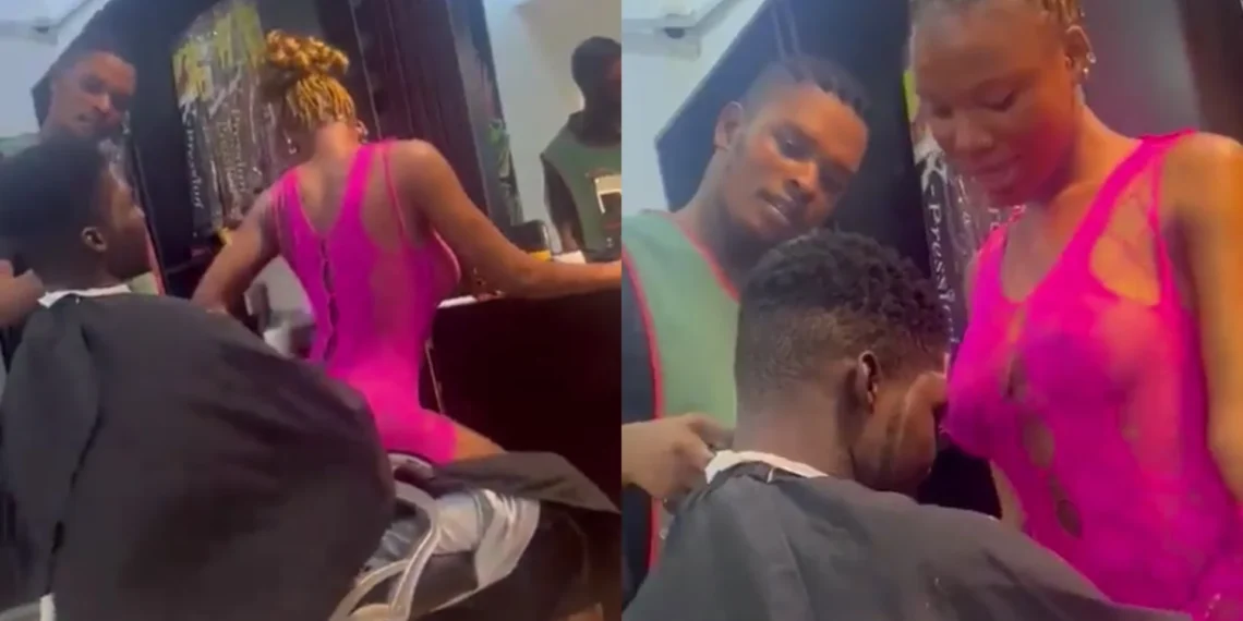 This barber took his job to another level (WATCH VIDEO) 1 This barber took his job to another level (WATCH VIDEO)