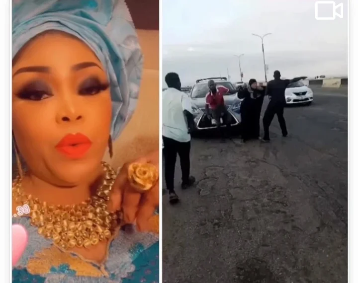 Lagos socialite, Farida Sobowale rescued after attempting to commit su!c!de (VIDEO) 1 Lagos socialite, Farida Sobowale rescued after attempting to commit su!c!de (VIDEO)