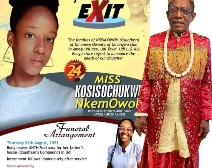 Family Announces Burial Arrangement For Actor Nkem Owoh's Daughter 1 Family Announces Burial Arrangement For Actor Nkem Owoh’s Daughter