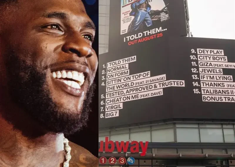 Burna Boy breaks UK record by topping albums chart with ‘I Told Them’ 1 Burna Boy breaks UK record by topping albums chart with ‘I Told Them’