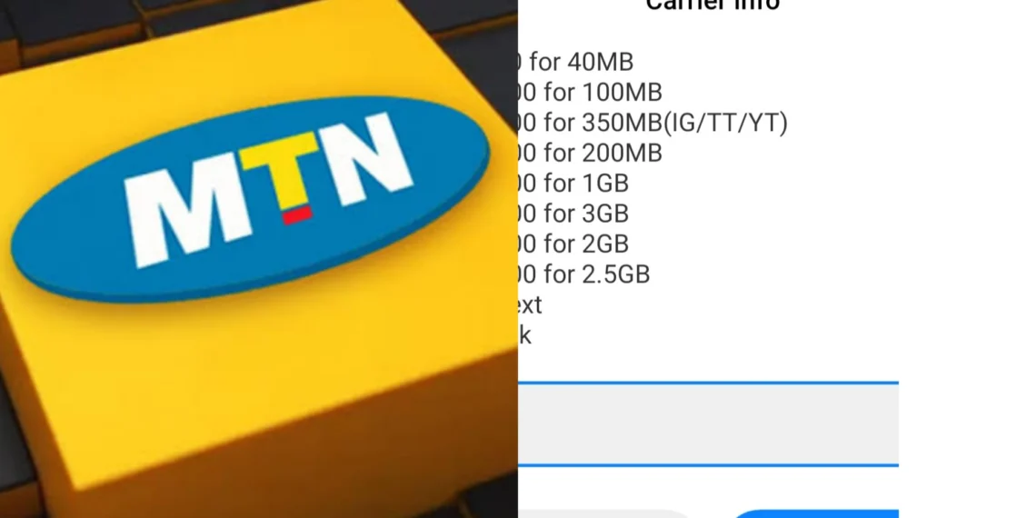 MTN 500 for 2.5gb has been increased (Check Out New Prices)