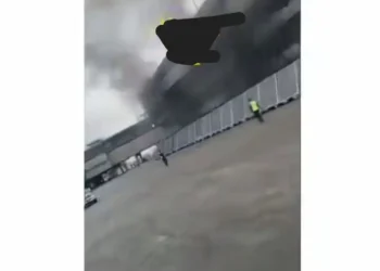 Fire guts Lagos International Airport (Video)