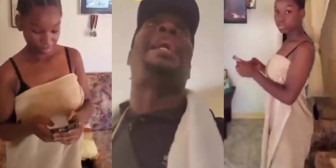 Man returns home to meet his 12yr old girl without cloths & with 2 boys (Watch Video) 1 Man returns home to meet his 12yr old girl without cloths & with 2 boys (Watch Video)