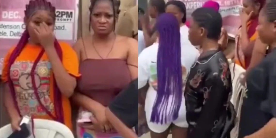 'Don’t Cover Your Face' - Delta State Govt Exposes 'Ashawo' Quarters In Sapele (Video) 1 ‘Don’t Cover Your Face’ – Delta State Govt Exposes ‘Ashawo’ Quarters In Sapele (Video)