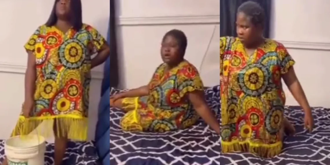 What will you do if she was your wife? See what a woman did because of wig [VIDEO]