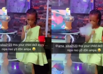 Video Of A Little Girl Smoking Shisha Goes Viral