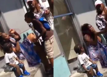 10 Yr Old Boy Slaps Mother Repeatedly After Finding Her High On The Street [VIDEO]