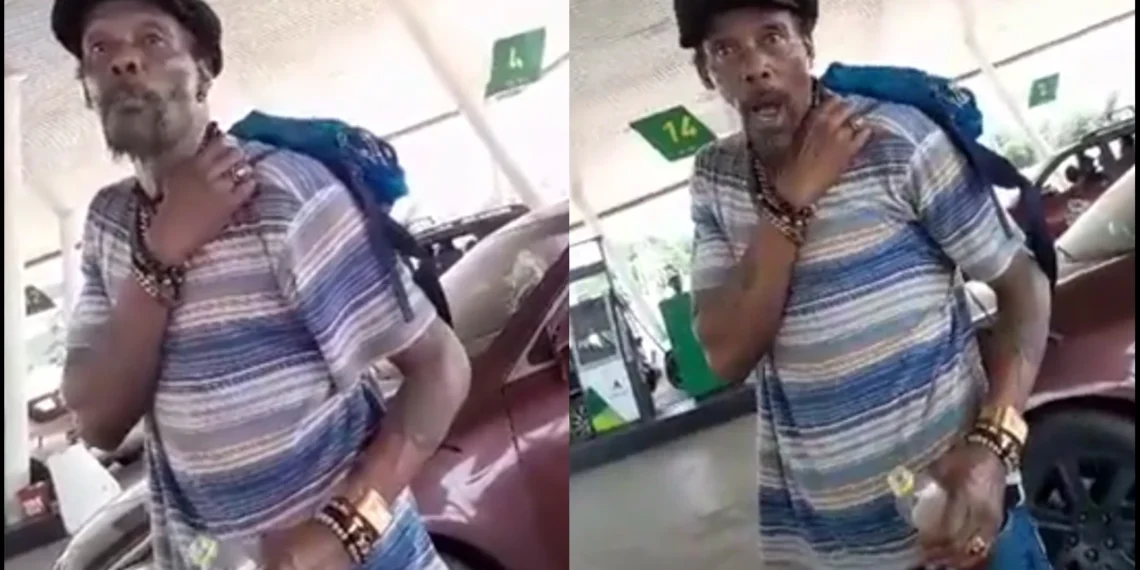 Nollywood Legend Hanks Anuku spotted in bad shape at Asaba, Delta [VIDEO]