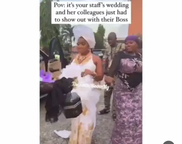 See the trending video of Veekee James entrance to her PA’s wedding that got everyone talking (Watch)
