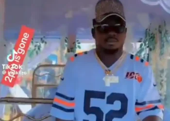 Corpse of Ghanian rapper, 2 p.m., made to stand at his burial (Video)