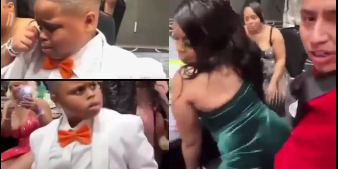 Boy Sheds Tears As He Watched A Man Grind His Mom In A Party [VIDEO]