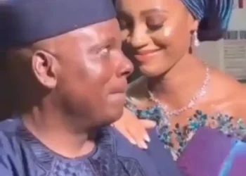 Loved up marriage video from Miss Universe Nigeria and her Billionaire Husband (Video)