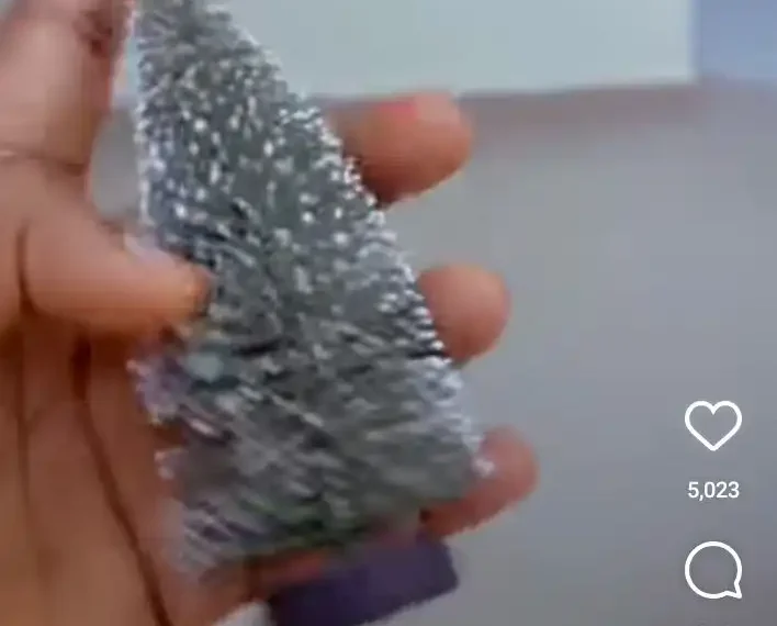"Water it twice a day"- Netizens react to the size of a Christmas tree a lady ordered online (Video) 1 “Water it twice a day”- Netizens react to the size of a Christmas tree a lady ordered online (Video)