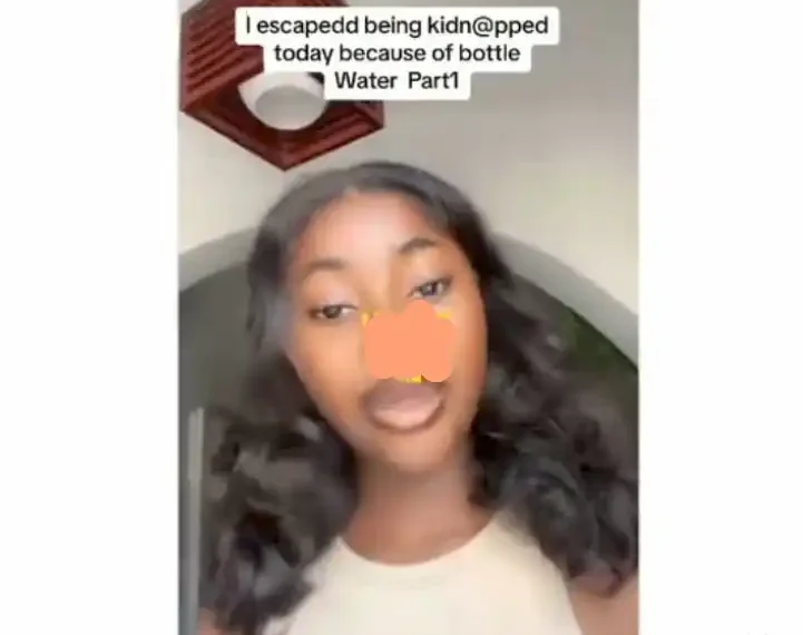 How I escaped being kidnapped because of bottle water- Lady Narrates
