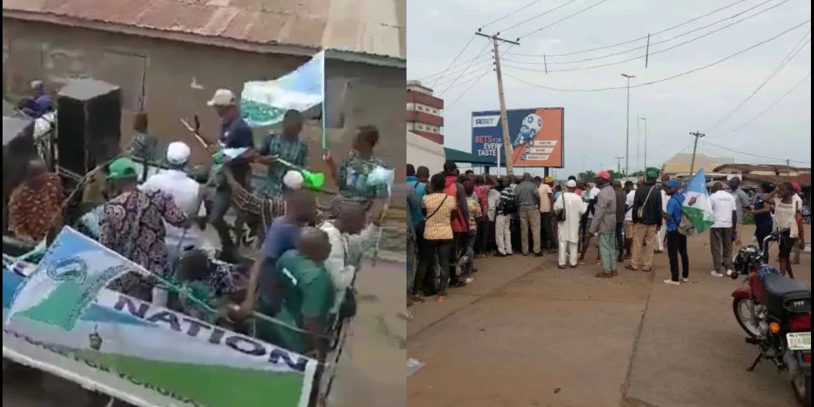 VIDEO: Yoruba nation protest in Ondo State as high cost of food hits the street