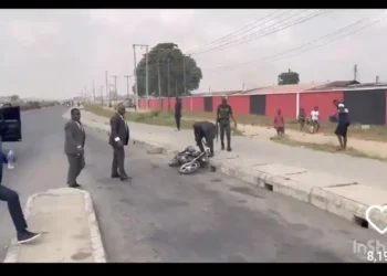 Gov. Sanwo-Olu effects arrest of 1 Soldier and 4 Others Plying Bike on the Expressway