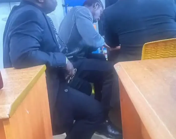 "Let it Begin"- Tonto Dikeh Shares Video of Very Dark Man in a Police Station 1 “Let it Begin”- Tonto Dikeh Shares Video of Very Dark Man in a Police Station