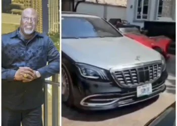 Over 4 Billion in a Garage – Man Reacts as Dino Melaye Flaunts His Fleet of Luxury Cars (Video)