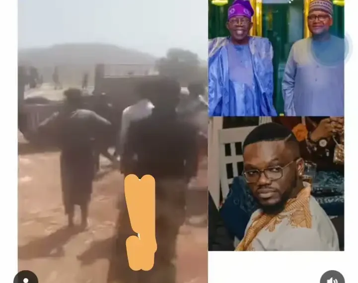 Northerners reportedly block Dangote cement trailer, loot it empty (Video) 1 Northerners reportedly block Dangote cement trailer, loot it empty (Video)