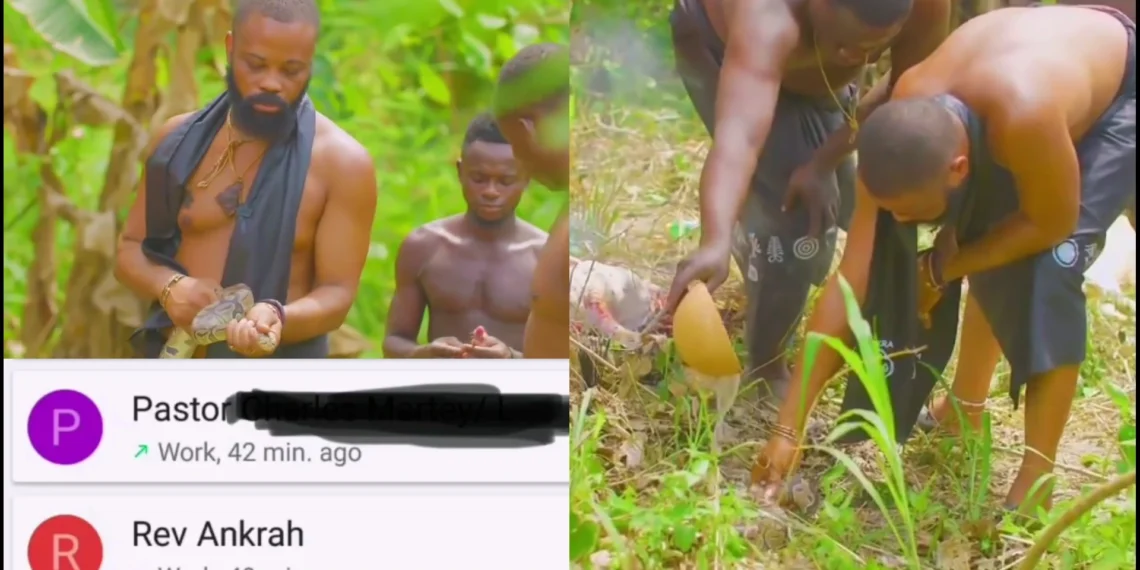 Spiritualist sends his snake after a Reverend who used a 5yr old girl for money ritual (VIDEO) 1 Spiritualist sends his snake after a Reverend who used a 5yr old girl for money ritual (VIDEO)