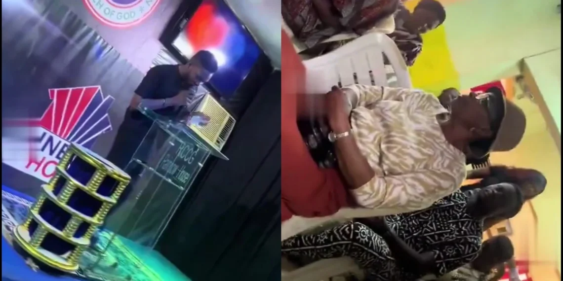 Members Flee As Lady Stood Up In Redeem Church To Accuse Pastor Of Impregnating Her 1 Members Flee As Lady Stood Up In Redeem Church To Accuse Pastor Of Impregnating Her