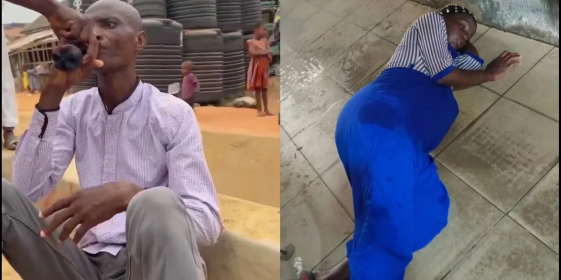 Widow, Pregnant Woman & More Faint As Hunger Increases In Nigeria [VIDEO]