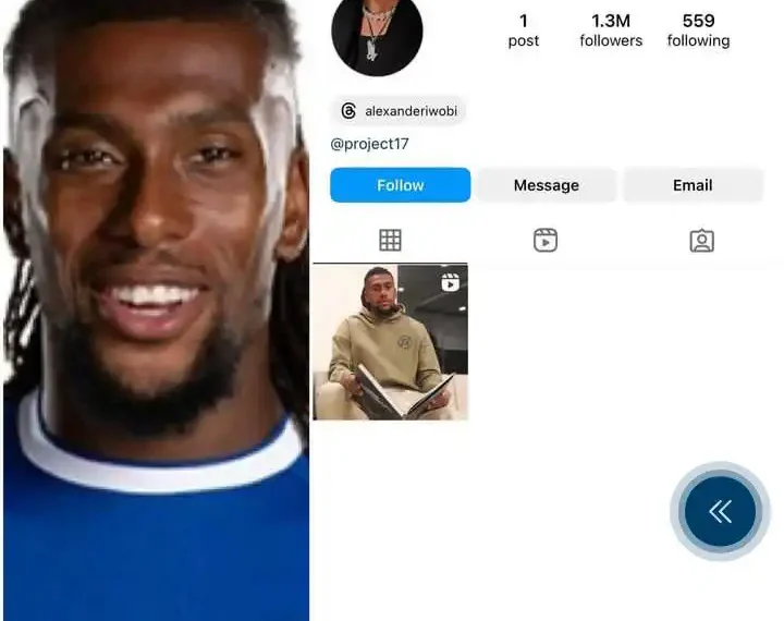 Iwobi deletes all pictures and videos on his Instagram page following online stroll