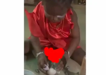 Viral video of a little girl performing Priestess duties (Video)