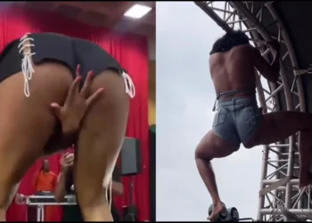 Female Tarzan risks her life to entertain fans during her show