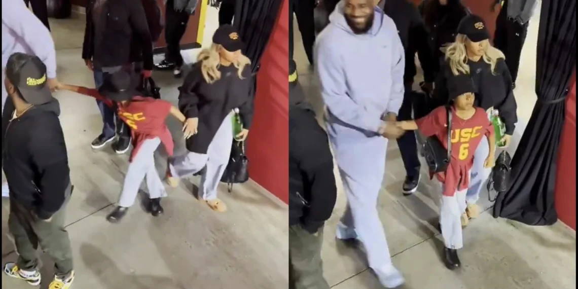 "I hope they don't get a divorce" - See what LeBron James did to his wife in public 1 “I hope they don’t get a divorce” – See what LeBron James did to his wife in public