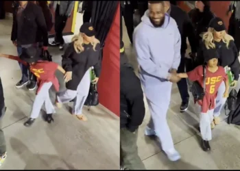 “I hope they don’t get a divorce” – See what LeBron James did to his wife in public