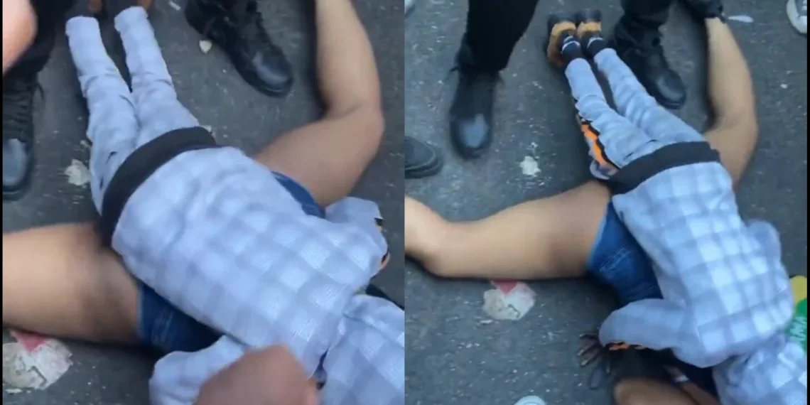 Little Man Smashes A Woman In Public At London Festival