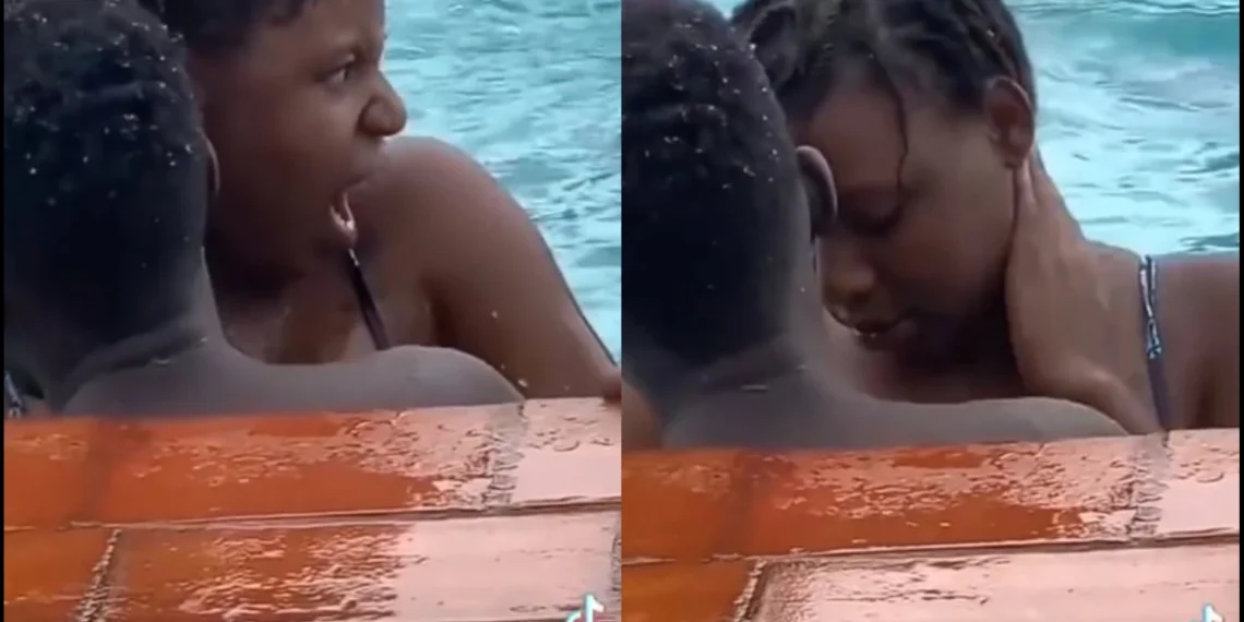 Students caught having it inside a public pool 1 Students caught having it inside a public pool