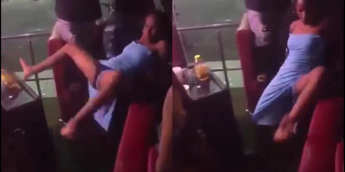 GIrl yearns for S£X after drinking too much in club [VIDEO]
