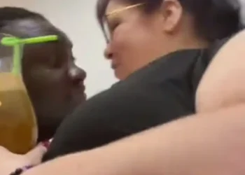 Secure the bag – Nigerians react as man gushes over his White Lover (Video)
